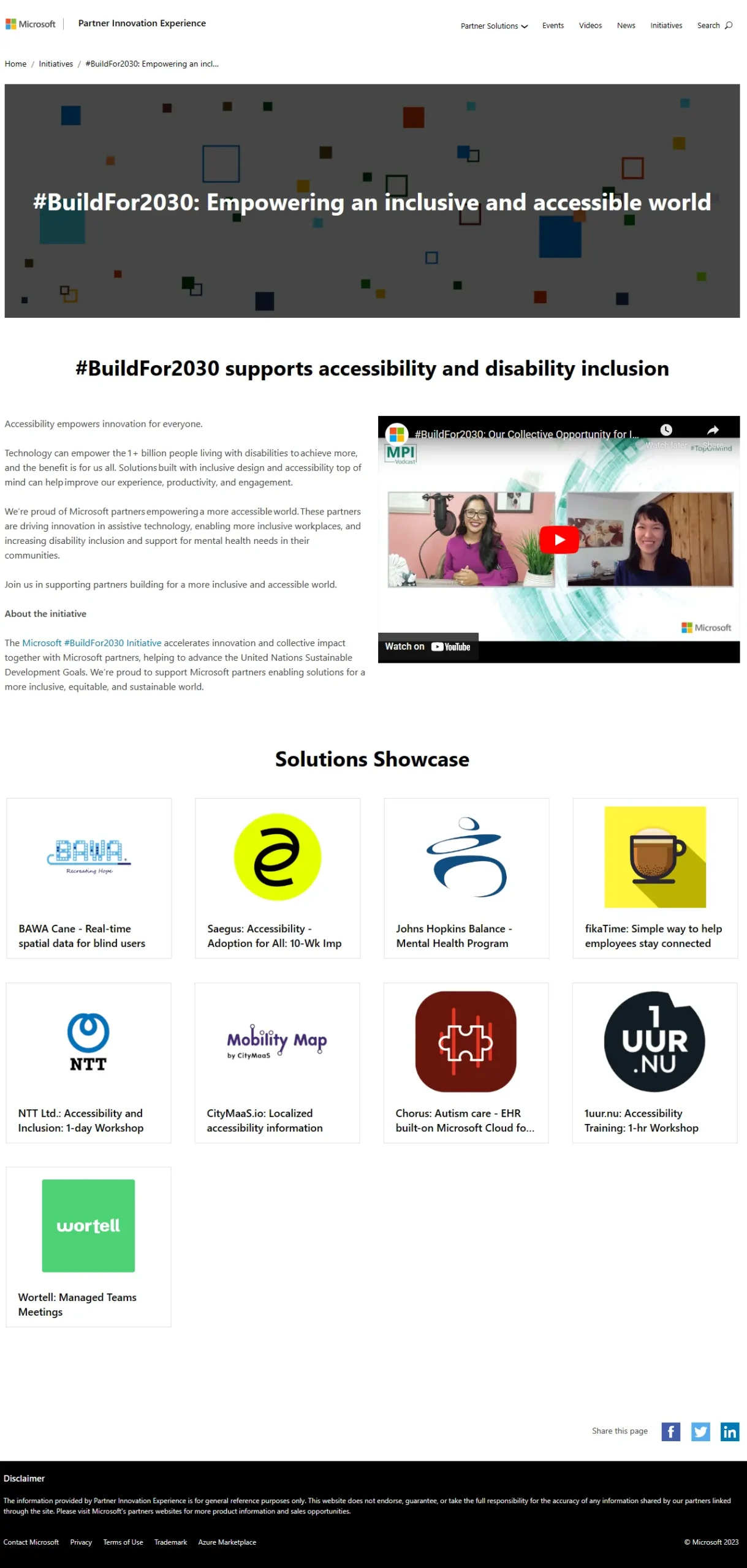 BuildFor2030: Empowering an Inclusive and Accessible World article screenshot BuildFor2030: Empowering an Inclusive and Accessible World article screenshot